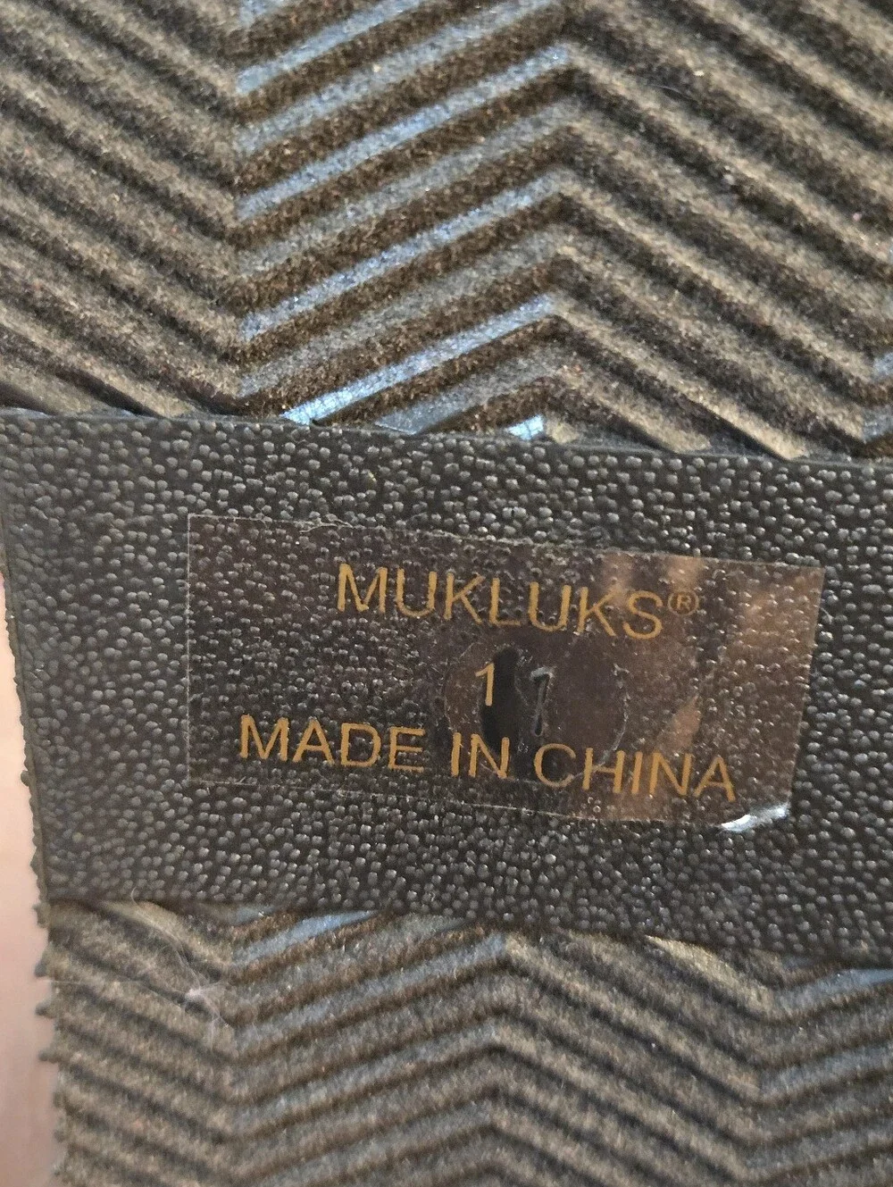 Muk Luks comfortable black